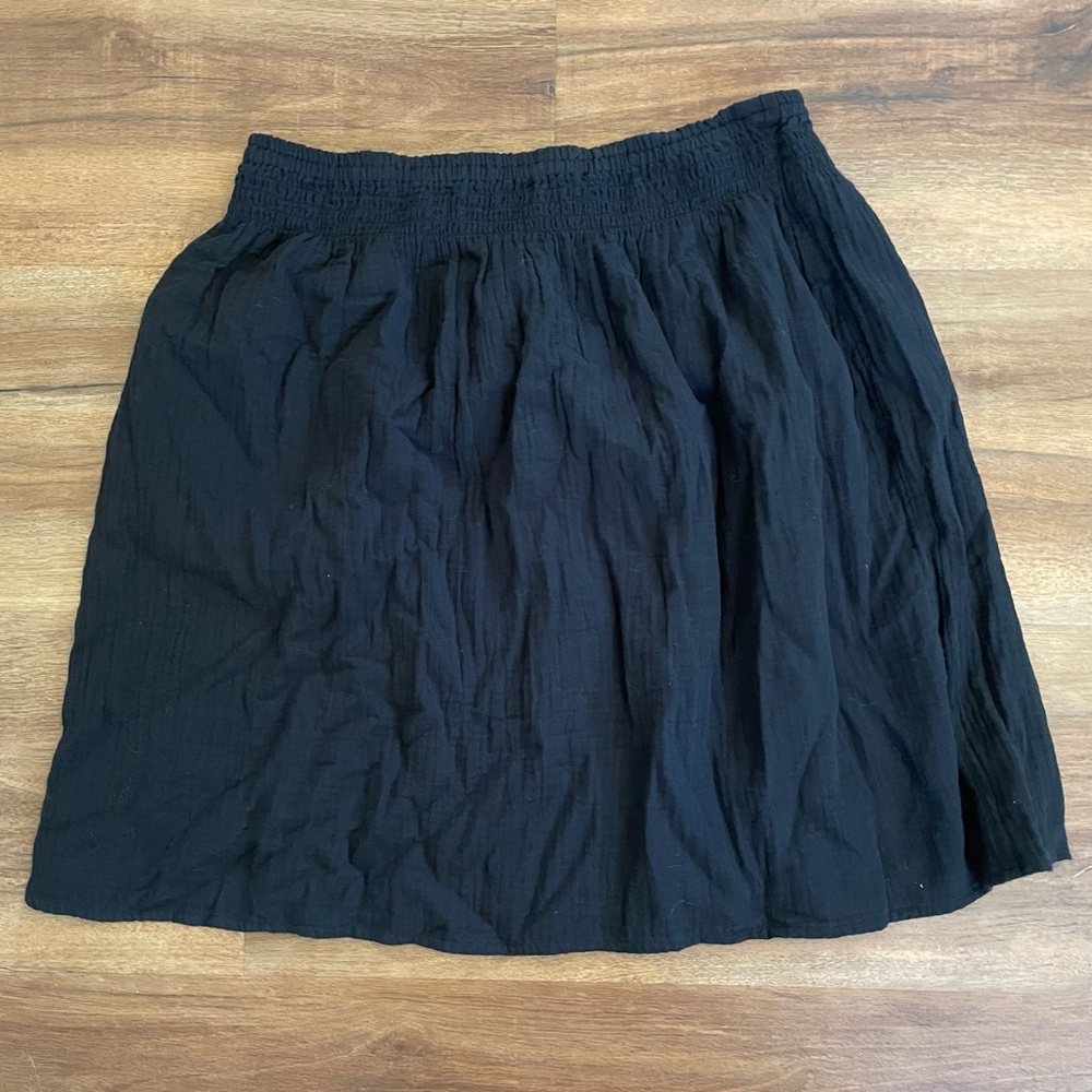 J. Crew Black A-Line Skirt